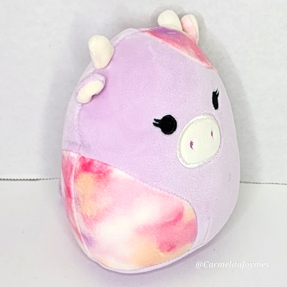 SURI 🌄🐮 FTM 5" Lavender & Pink Tie Dye Sunset Cow Original Squishmallow NWT - Picture 5 of 8